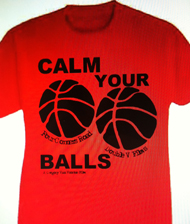 Men's Calm Your Ball Tshirt